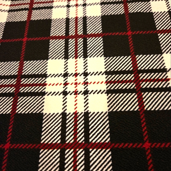 Girls Elegant Fall Plaid Mock Neck‎ Bodycon Dress Size 6 - Picture 5 of 8